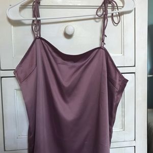 Satin purple camisole (never worn)